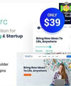 Crowdmerc - Crowdfunding Startup Fundraising WordPress Theme