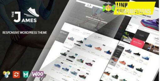 JAMES - RESPONSIVE WOOCOMMERCE SHOES THEME