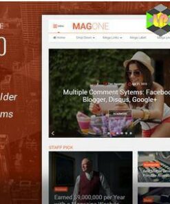 MagOne - Responsive News & Magazine Blogger Template