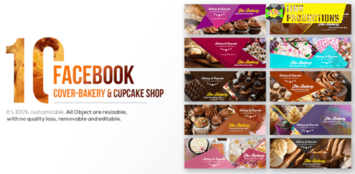 10 Facebook Cover-Bakery and Cupcake Shop