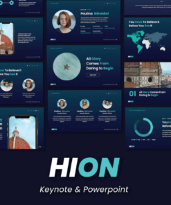 HION - Powerpoint & Keynote Template - Slidewerk