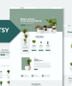 Plantsy - Houseplants Elementor Template Kit
