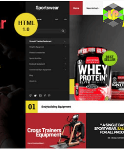 Sportwear - Multi Store Responsive HTML Template