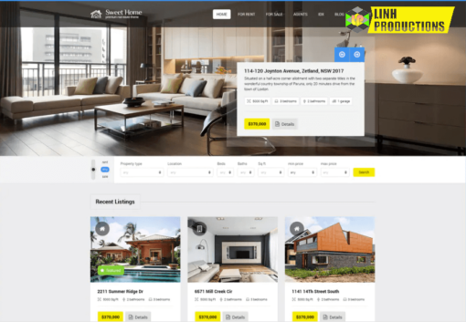 Sweethome - Real Estate HTML Template