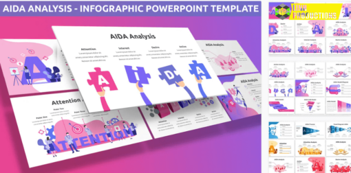 AIDA Analysis - Infographic for Powerpoint
