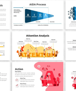 AIDA Analysis - Infographic for Powerpoint
