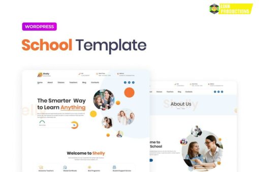 SHELLY – SCHOOL TEMPLATE KIT FOR ELEMENTOR