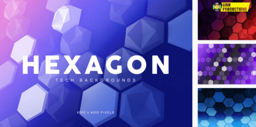 Hexagon Tech Backgrounds 2