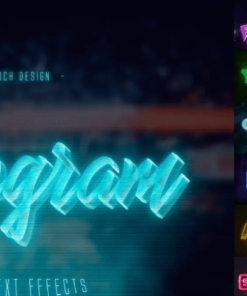 Hologram Text Effects