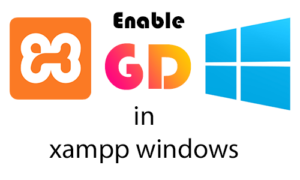 HOW TO INSTALL/ENABLE GD IN XAMPP WINDOWS